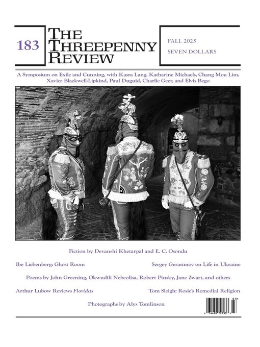 Title details for The Threepenny Review by The Threepenny Review - Available